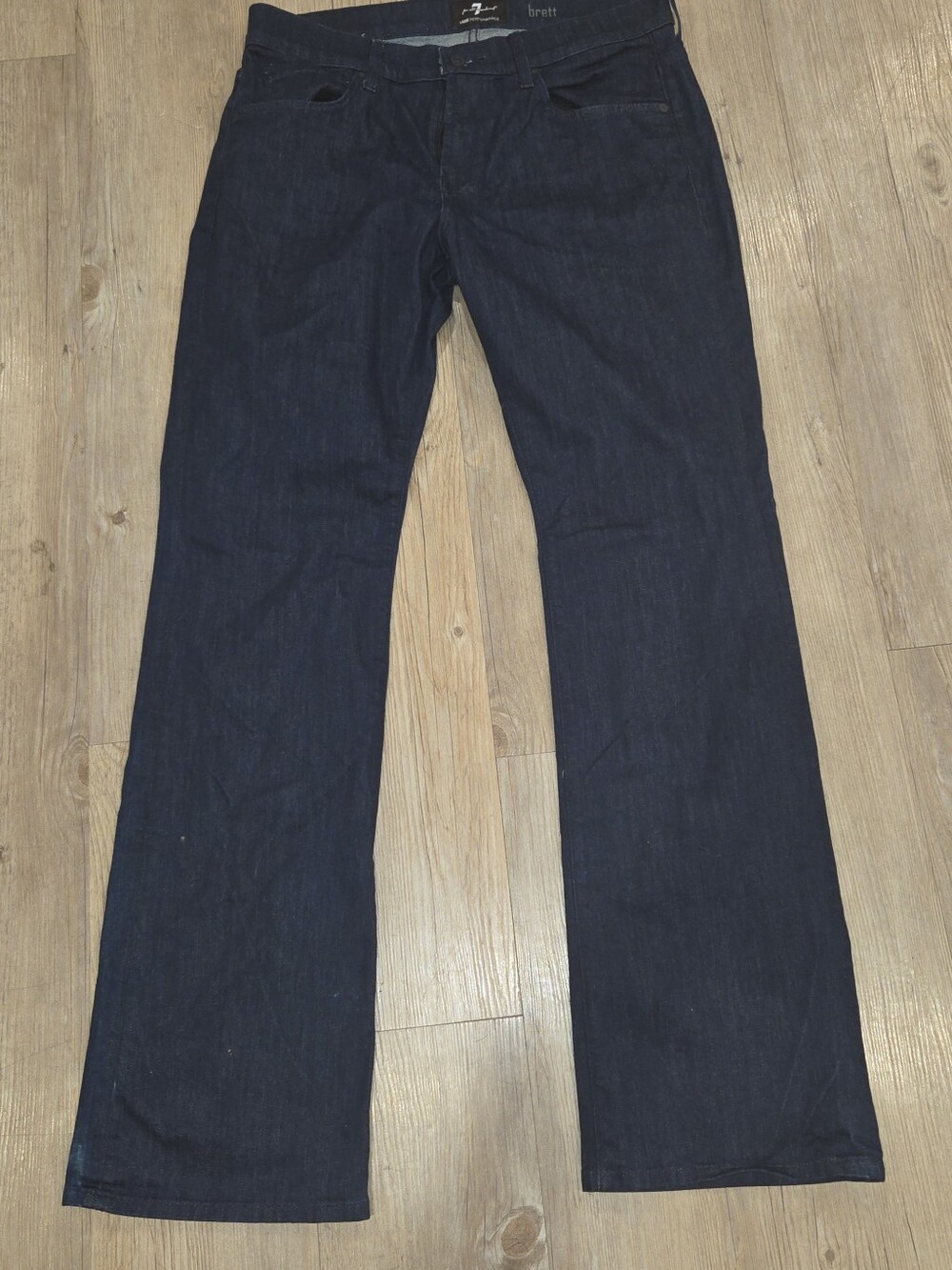 7 For All Mankind Dark Blue Flare Jeans